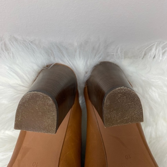 EUC Madewell Leather High-Heel Clogs - Picture 8 of 11